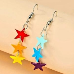 * 2 for $5 * NWT ROMWE multicolored drop earrings.